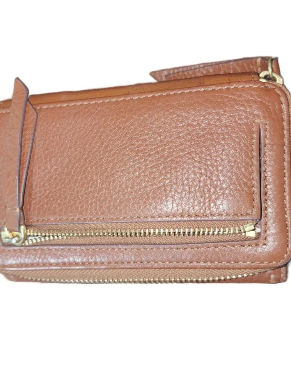 Vera Bradley Leather Wallet - Brown/Tan